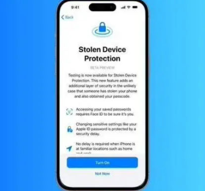 孝昌苹果授权维修店分享被盗设备保护功能开启方法 