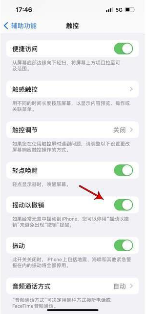 孝昌苹果手机维修分享iPhone手机如何设置摇一摇删除文字 