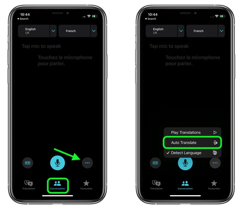 孝昌苹果手机维修分享iOS 15 “翻译” App 新改进 